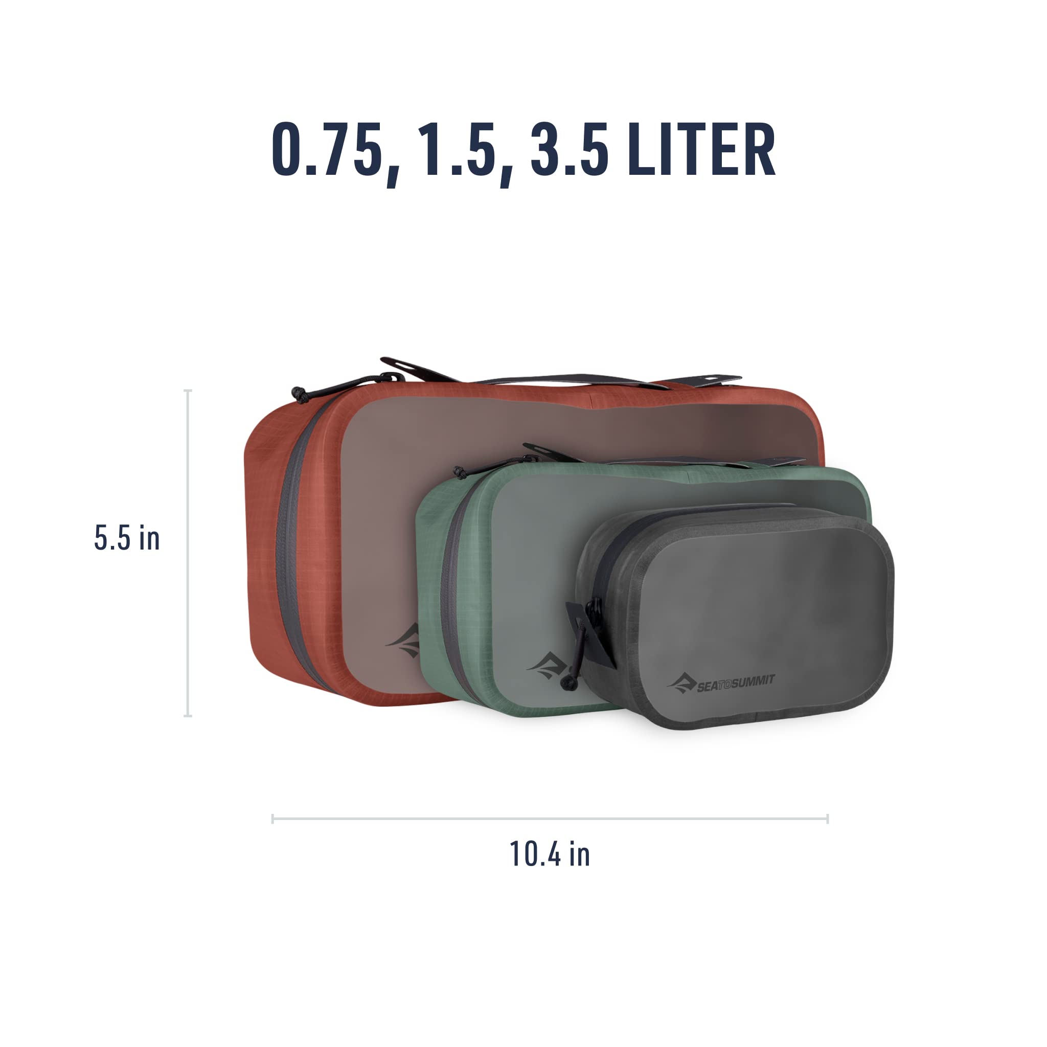 Hydraulic Packing Cube Set - 0.75L, 1.5L, 3.5L - Image 7