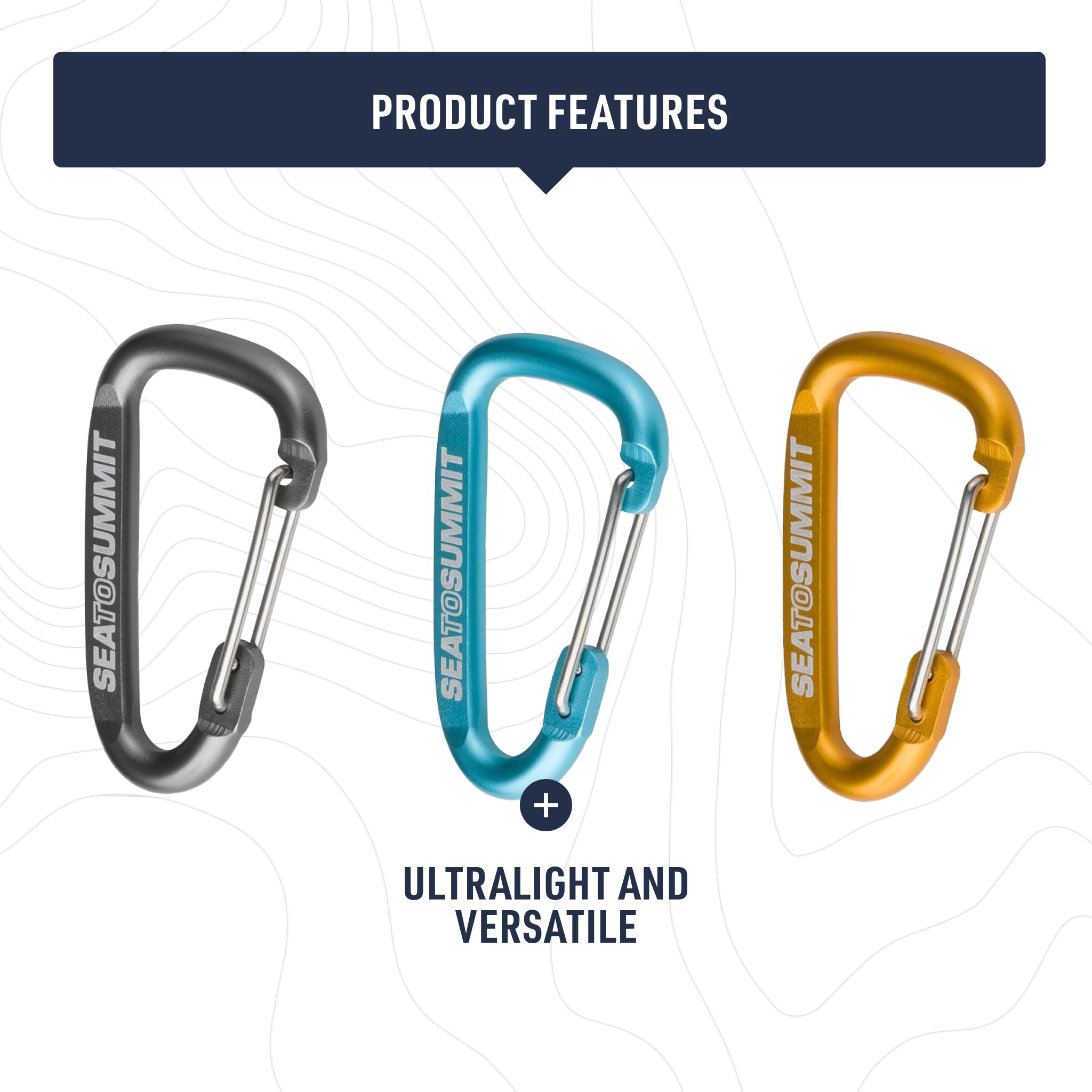 Sea to Summit Accessory Carabiner 6-Pack - Image 4