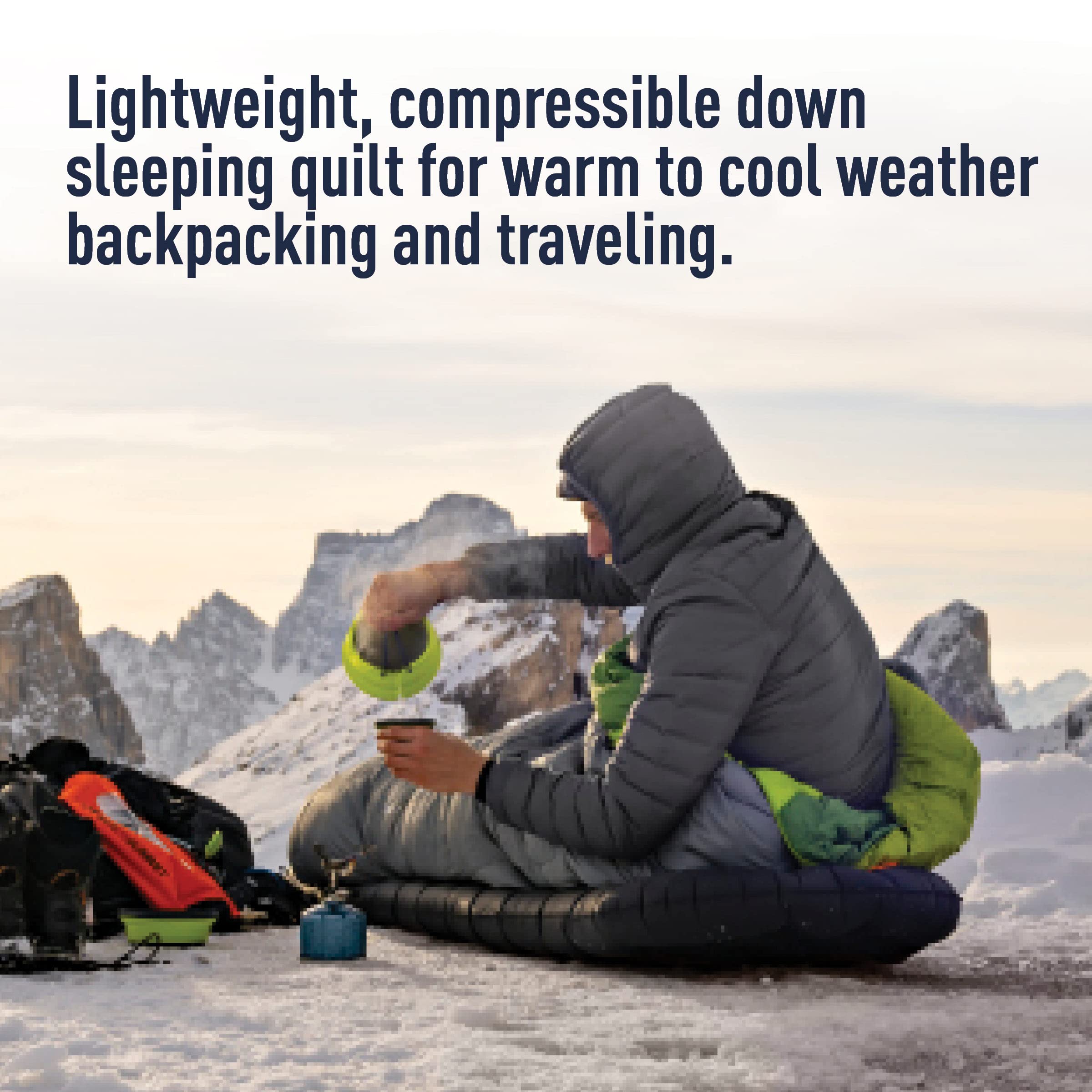 Sea to Summit Cinder Lightweight Down Backpacking Quilt - Image 3