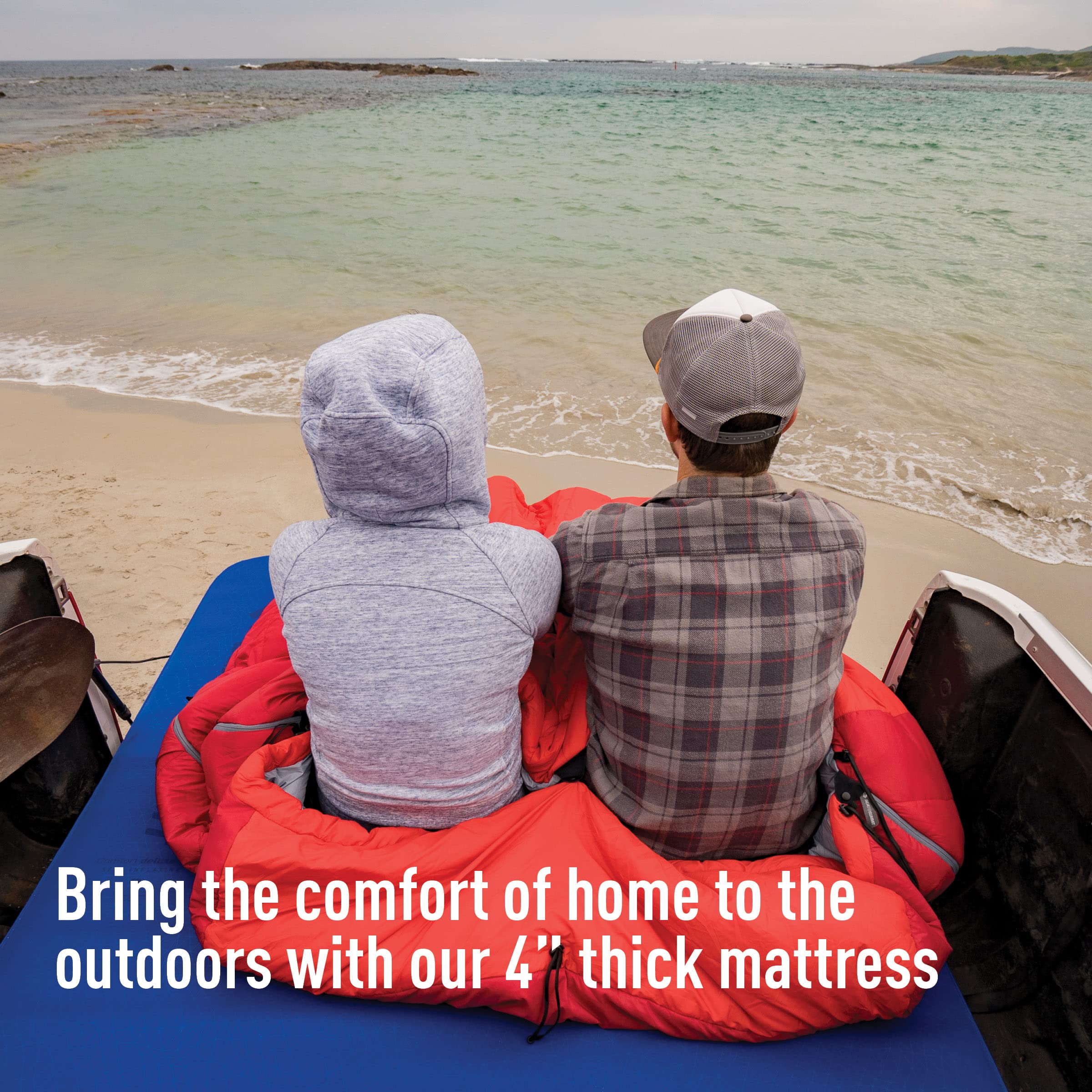 Sea to Summit Comfort Deluxe Self-Inflating Foam Camping Mattress, Regular (v1) - Image 3