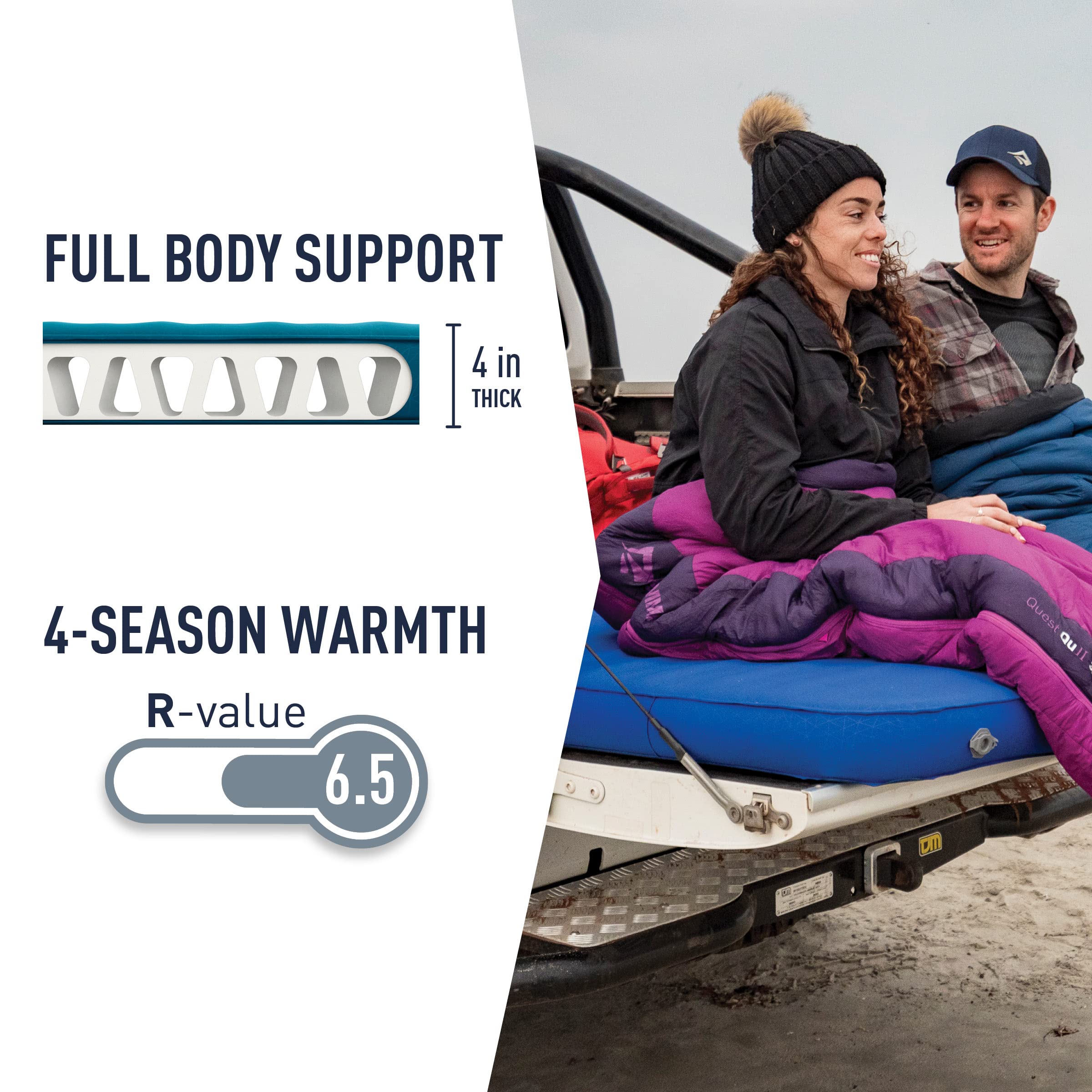 Sea to Summit Comfort Deluxe Self-Inflating Foam Camping Mattress, Regular (v1) - Image 5