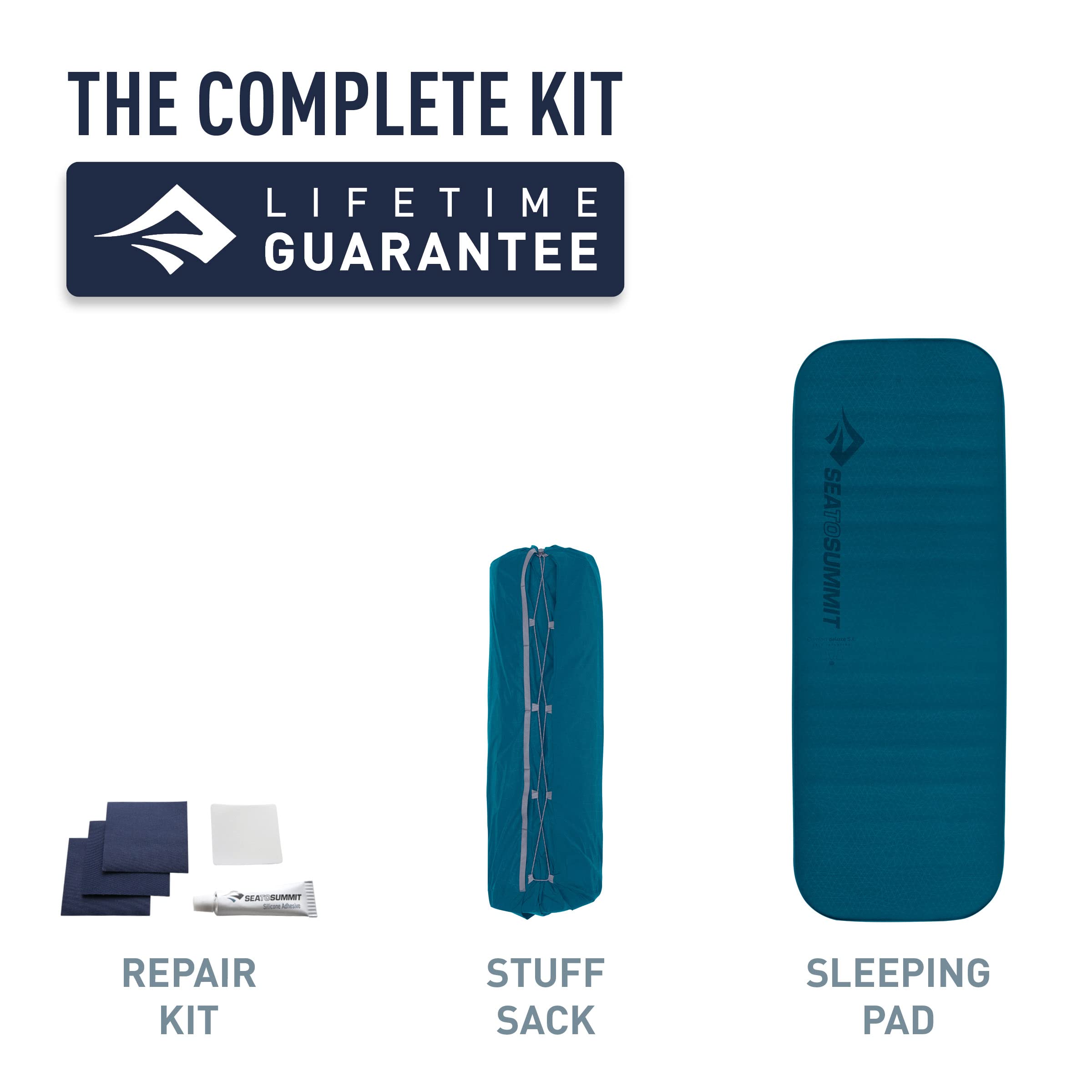 Sea to Summit Comfort Deluxe Self-Inflating Foam Camping Mattress, Regular (v1) - Image 7