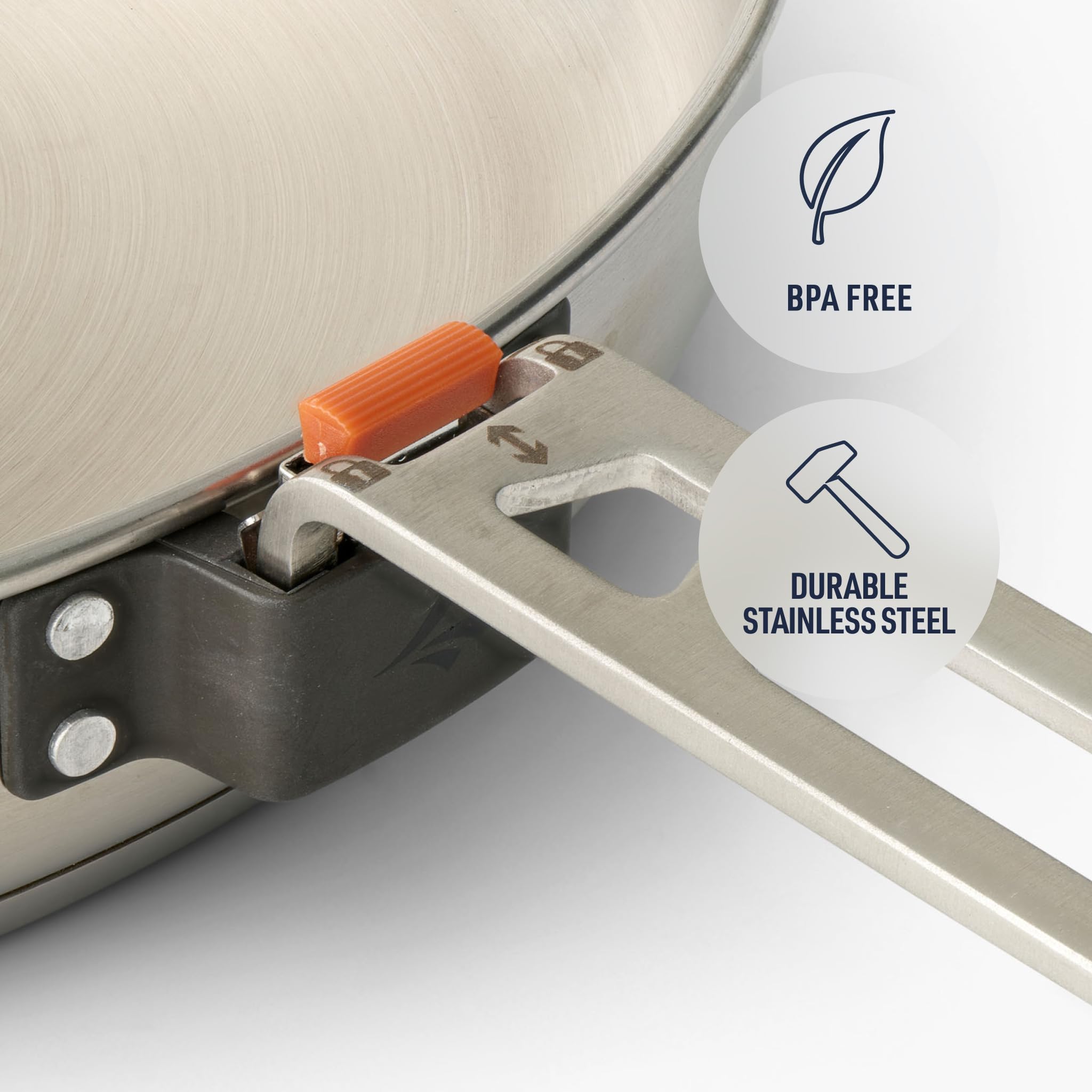 Sea to Summit Detour 10-Inch Stainless Steel Camping Pan - Image 4