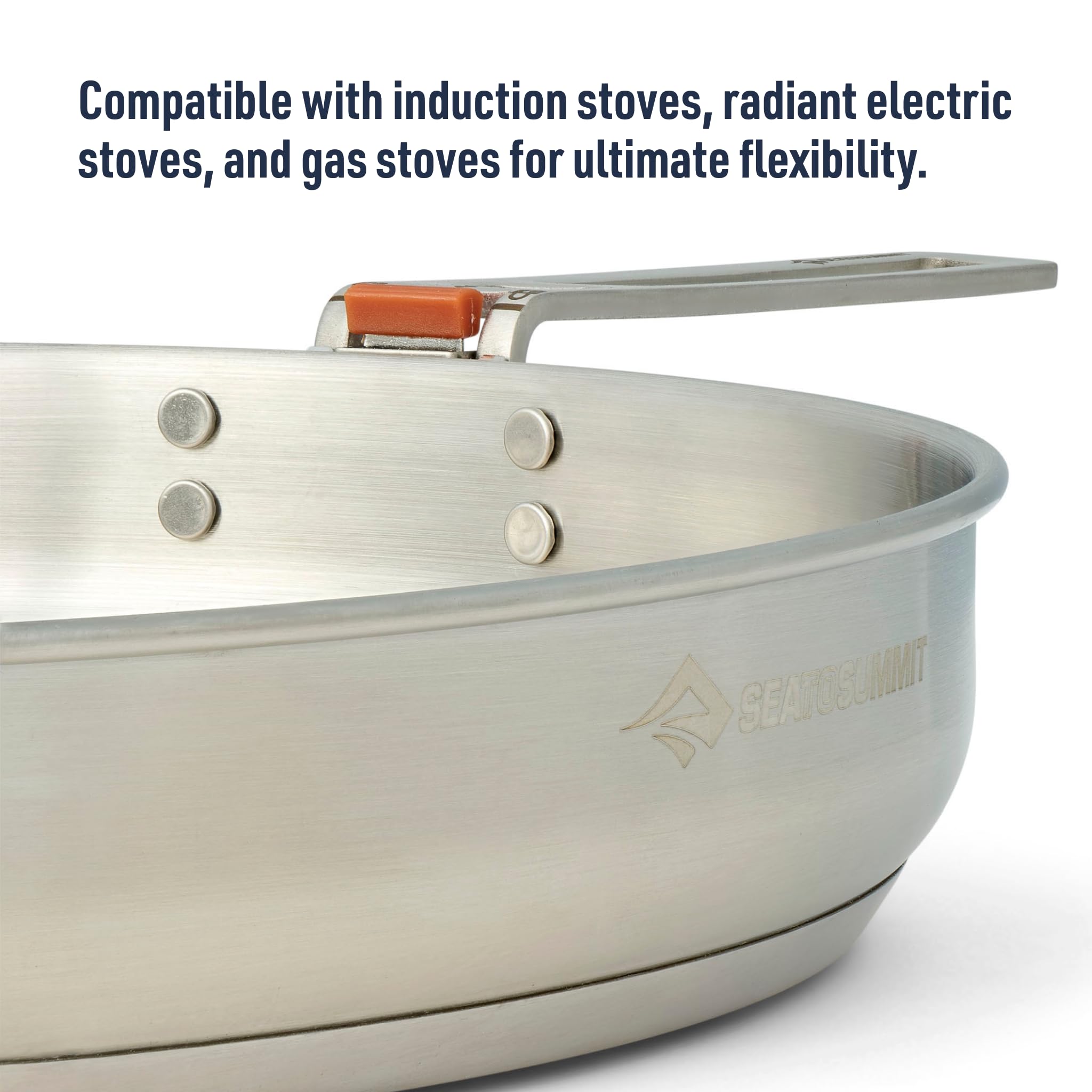 Sea to Summit Detour 10-Inch Stainless Steel Camping Pan - Image 5