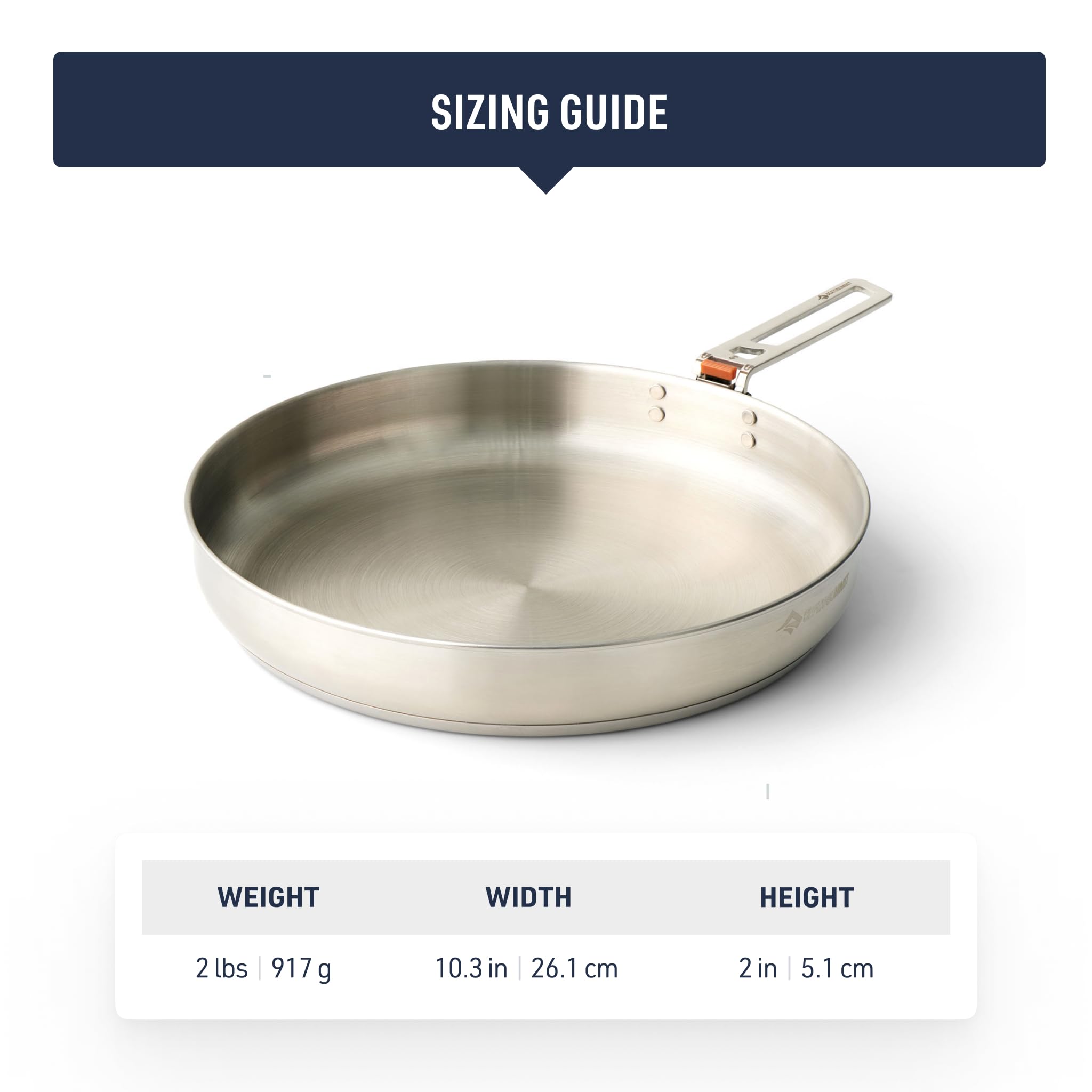 Sea to Summit Detour 10-Inch Stainless Steel Camping Pan - Image 6