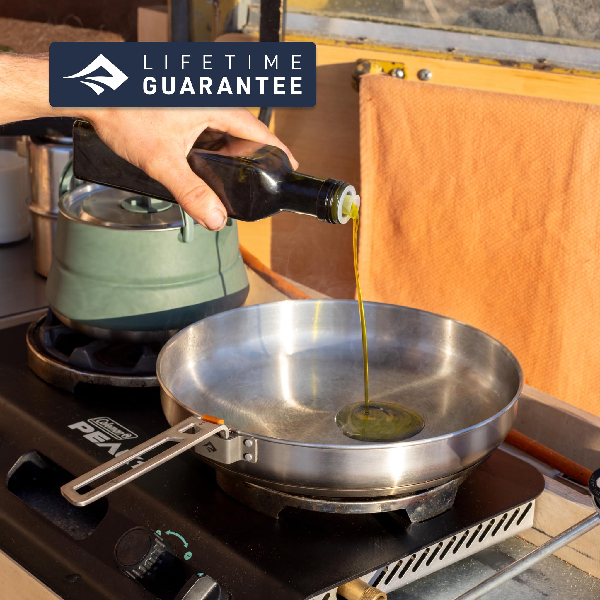 Sea to Summit Detour 10-Inch Stainless Steel Camping Pan - Image 7