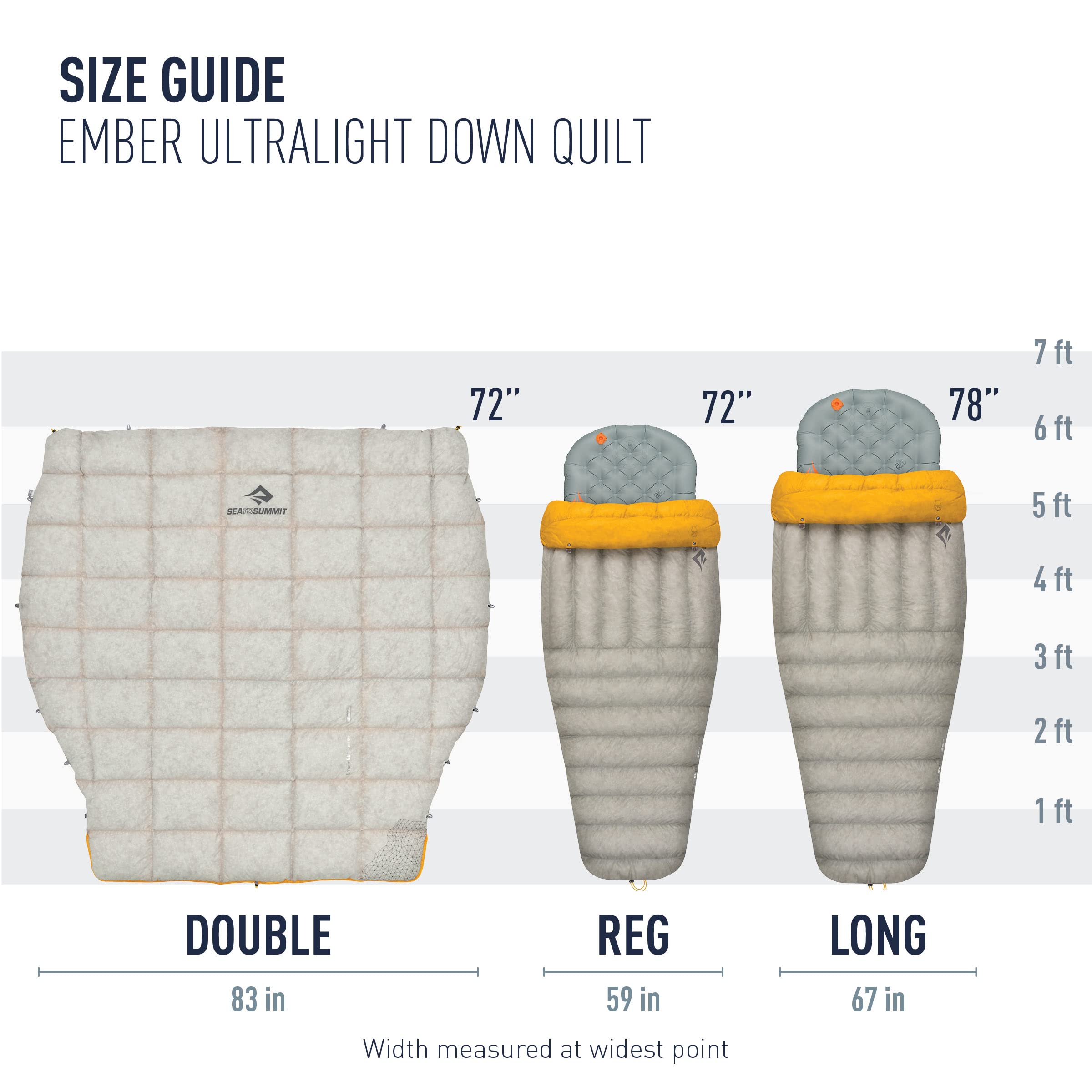 Sea to Summit Ember Ultralight Down Backpacking Quilt - Image 7