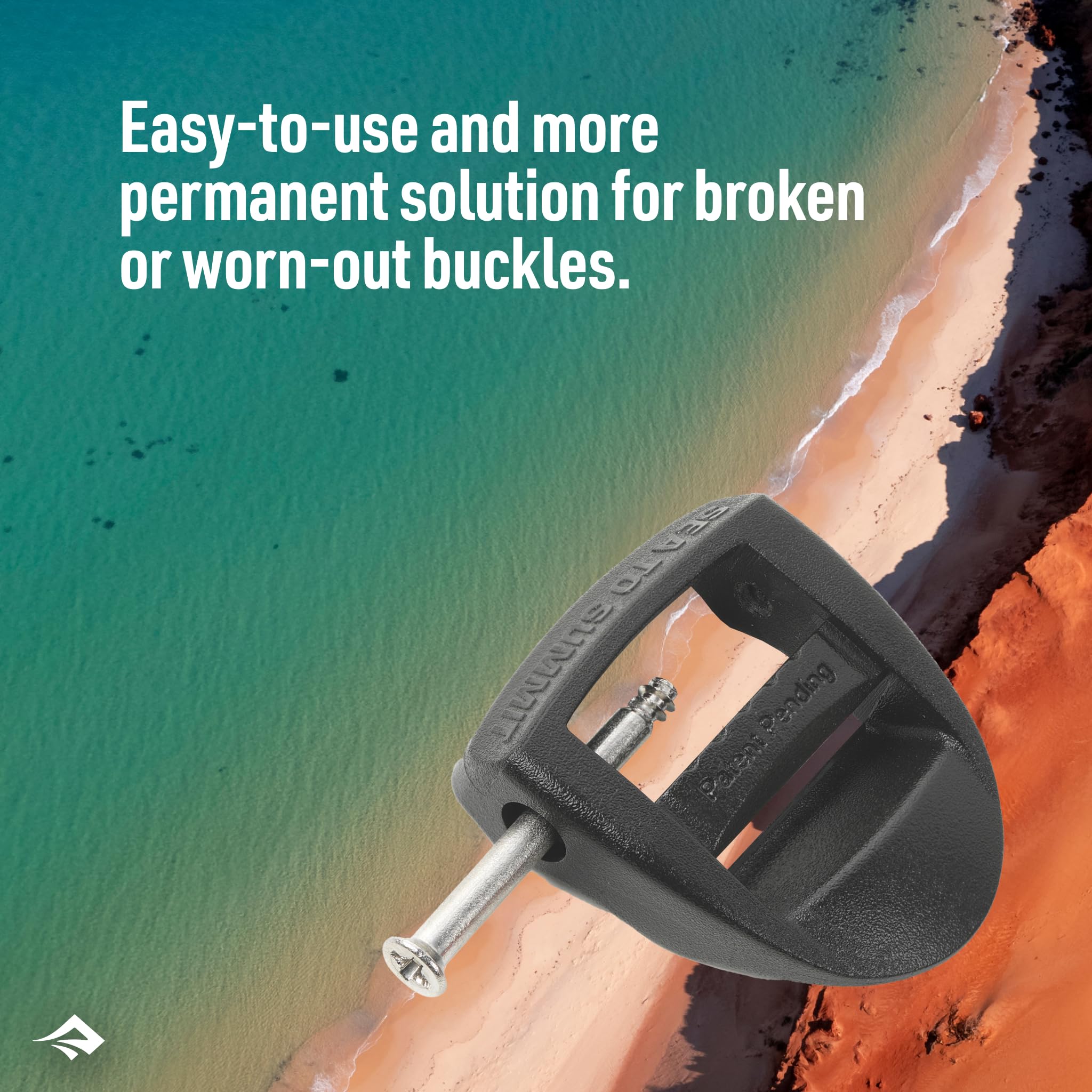 Sea to Summit Field Repair Buckle, Ladderlock 1 Pin - 25mm / 1in, 3-pack - Image 3