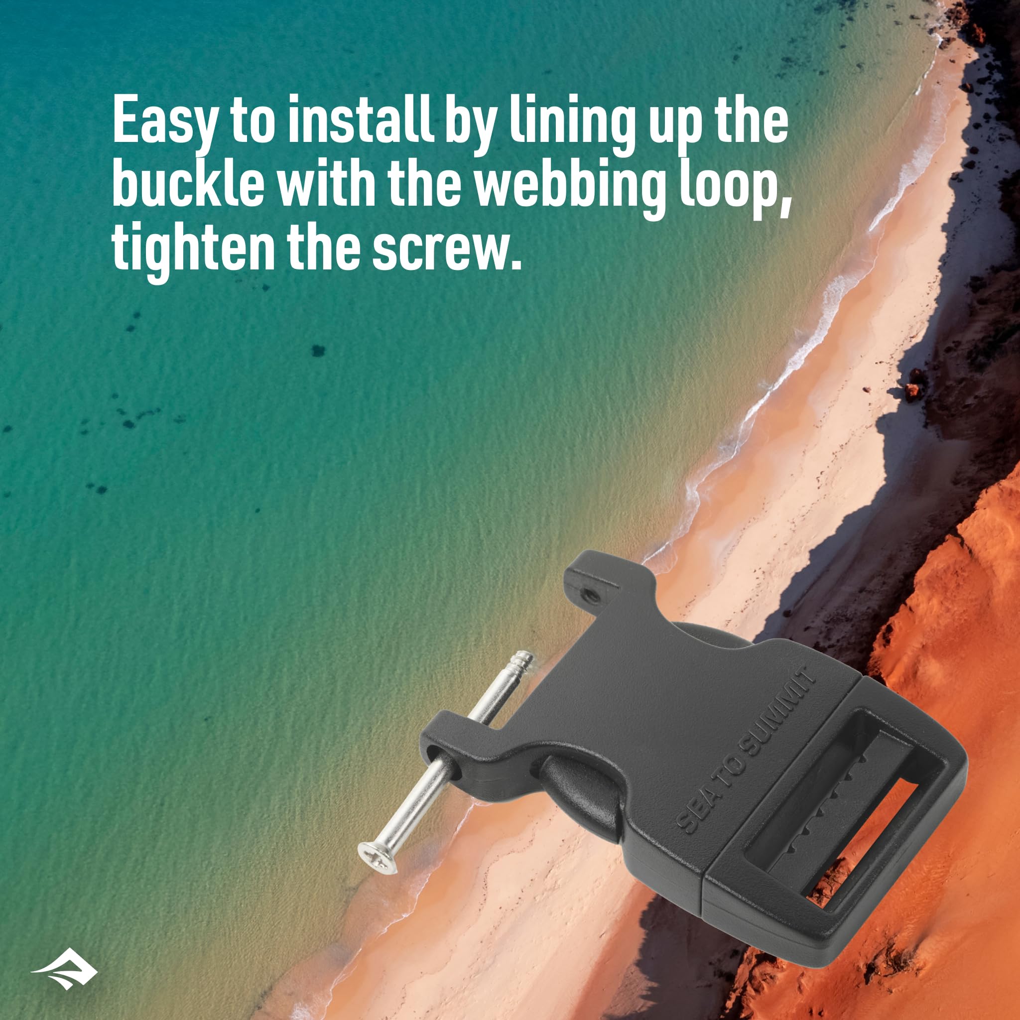 Sea to Summit Field Repair Buckle - Side Release, 1 Pin, 3-pack - Image 3