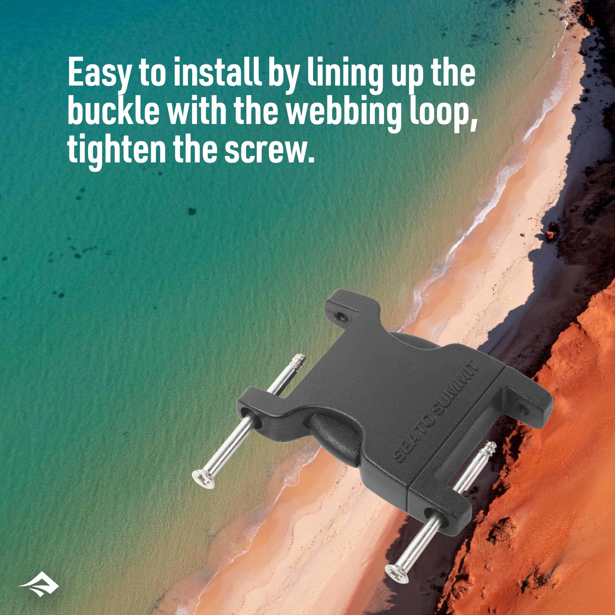 Sea to Summit Field Repair Buckle - Side Release, 2 Pin, 3-pack - Image 3