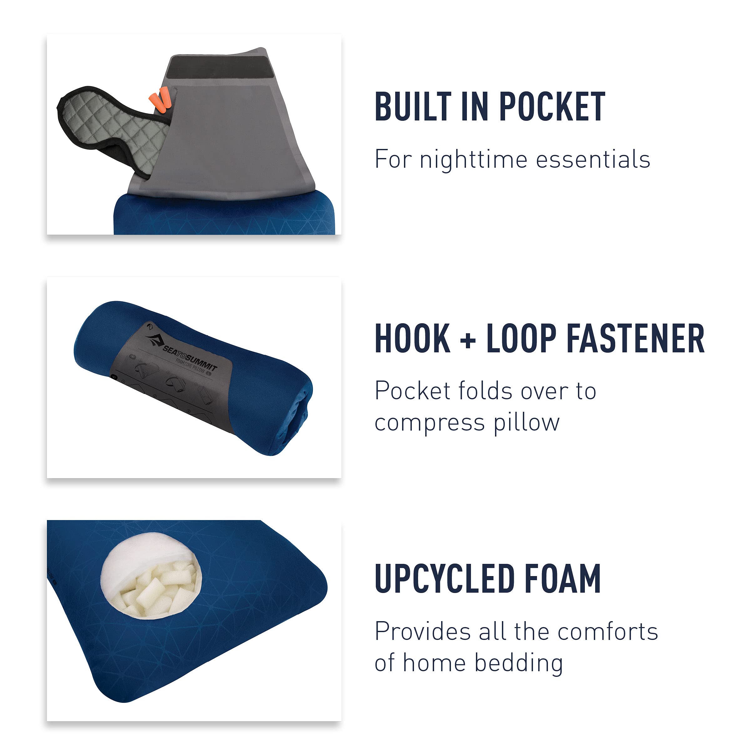 Sea to Summit FoamCore Camping and Travel Pillow - Image 3