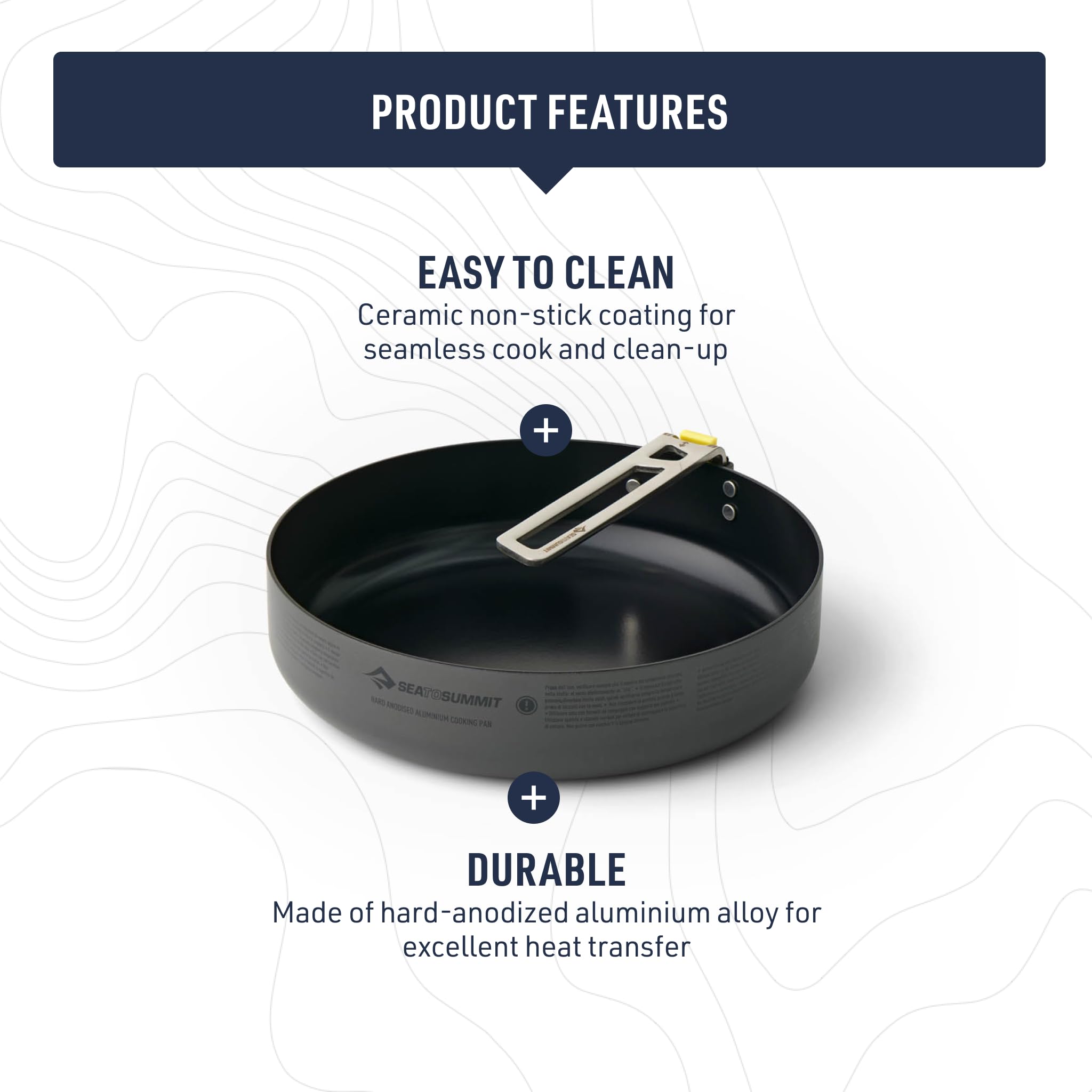 Sea to Summit Frontier Ultralight 8 Inch Camping Cooking Pan - Image 3