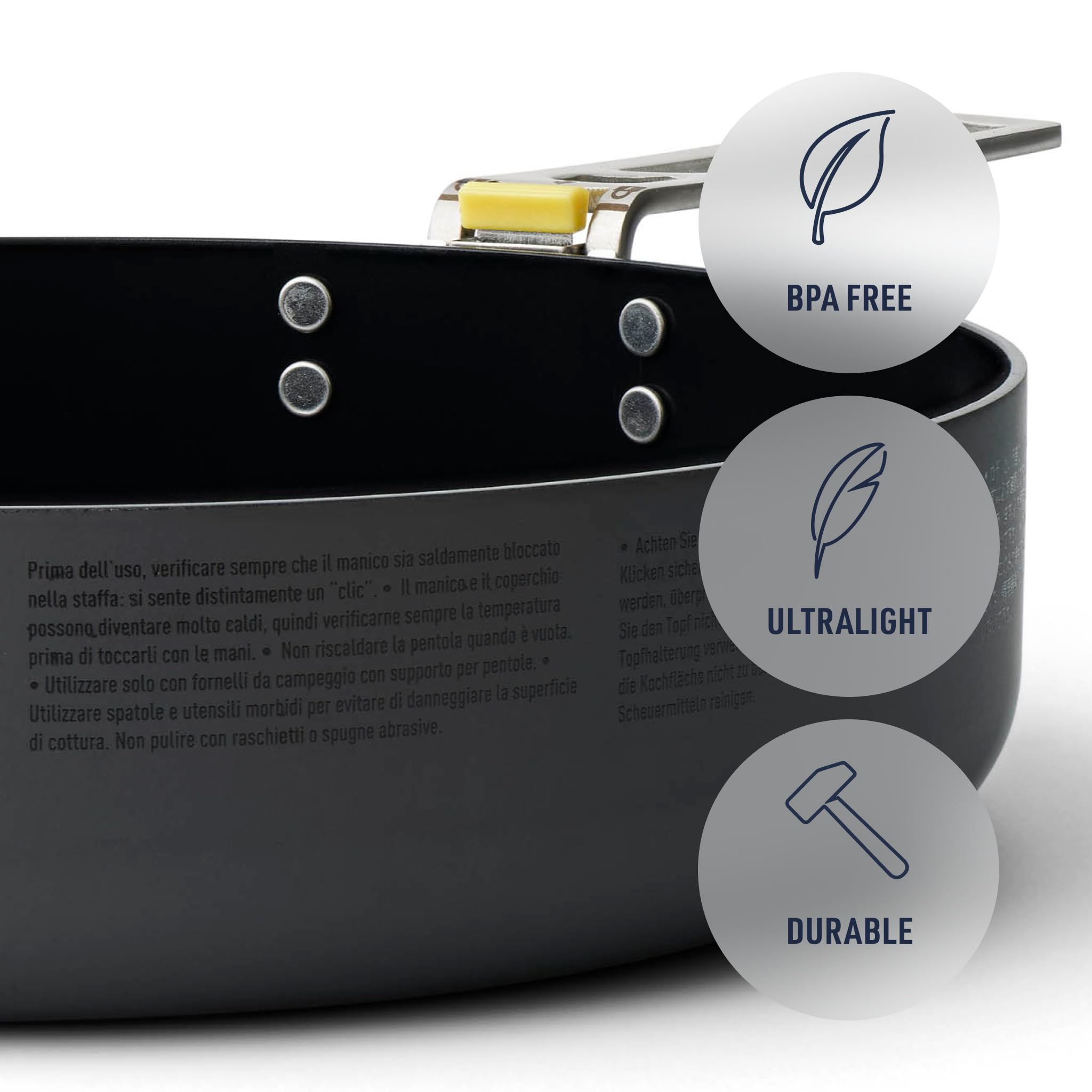 Sea to Summit Frontier Ultralight 8 Inch Camping Cooking Pan - Image 4