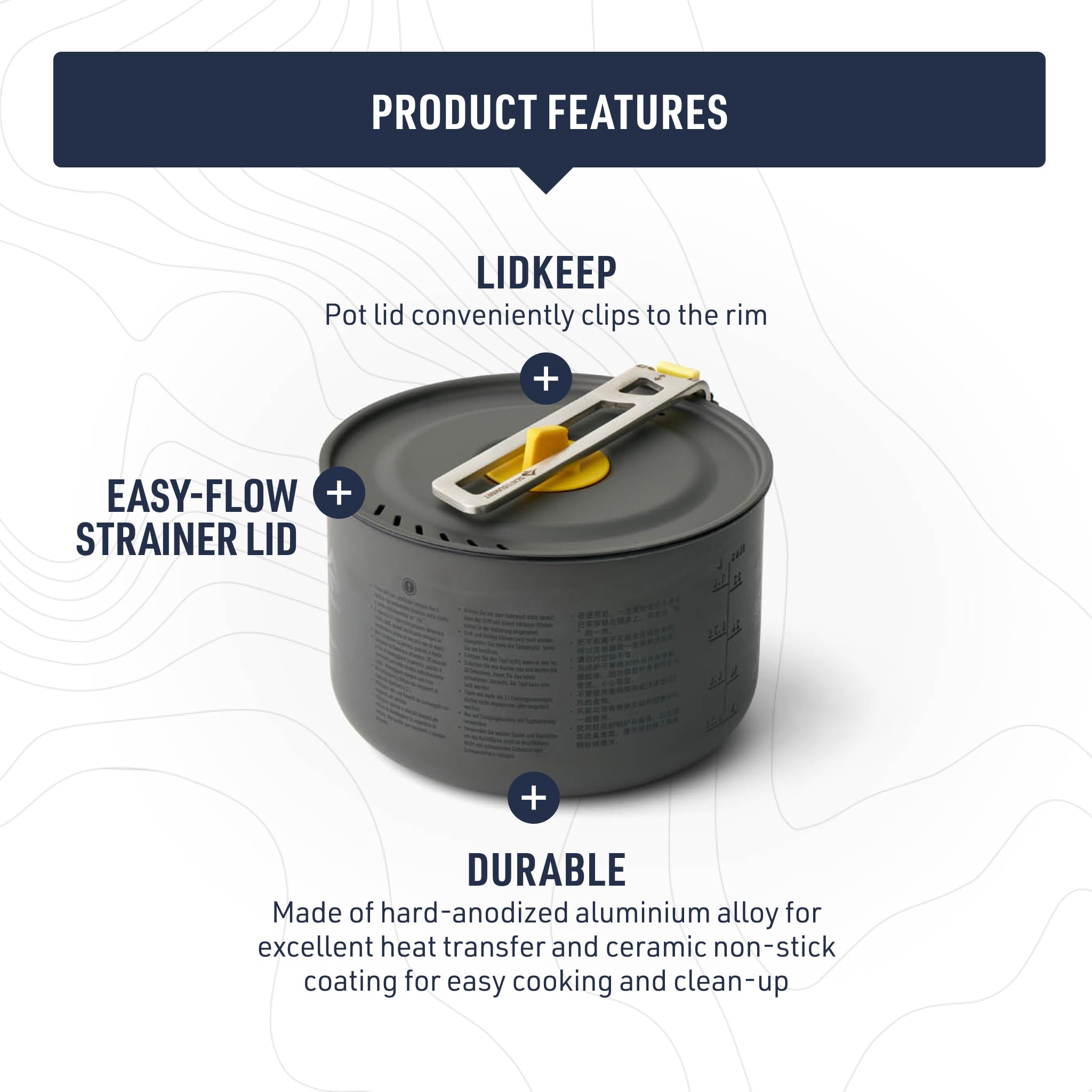 Sea to Summit Frontier Ultralight Camping Cooking Pot - Image 3