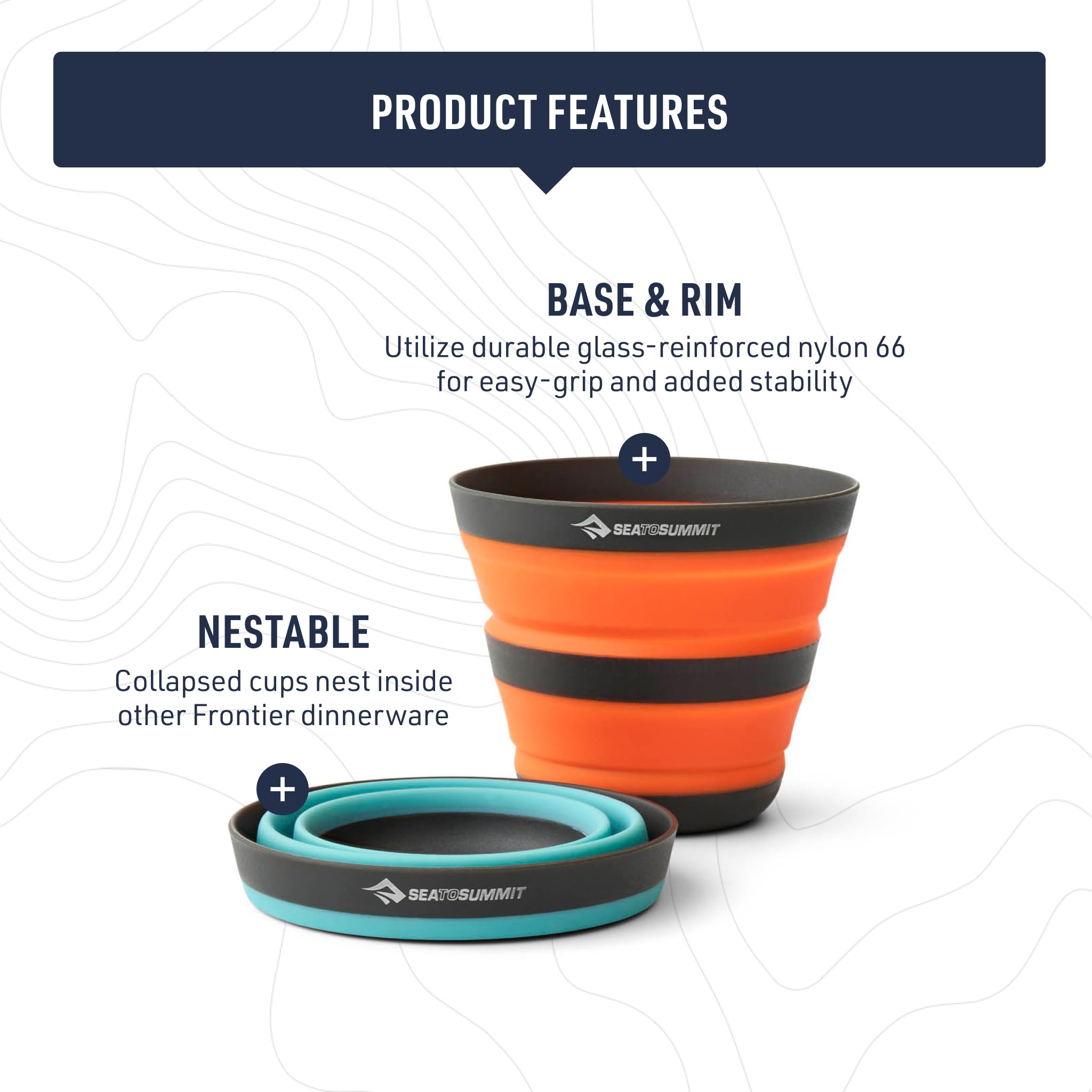 Sea to Summit Frontier Ultralight Collapsible 12 Ounce Camp Cup - Image 3