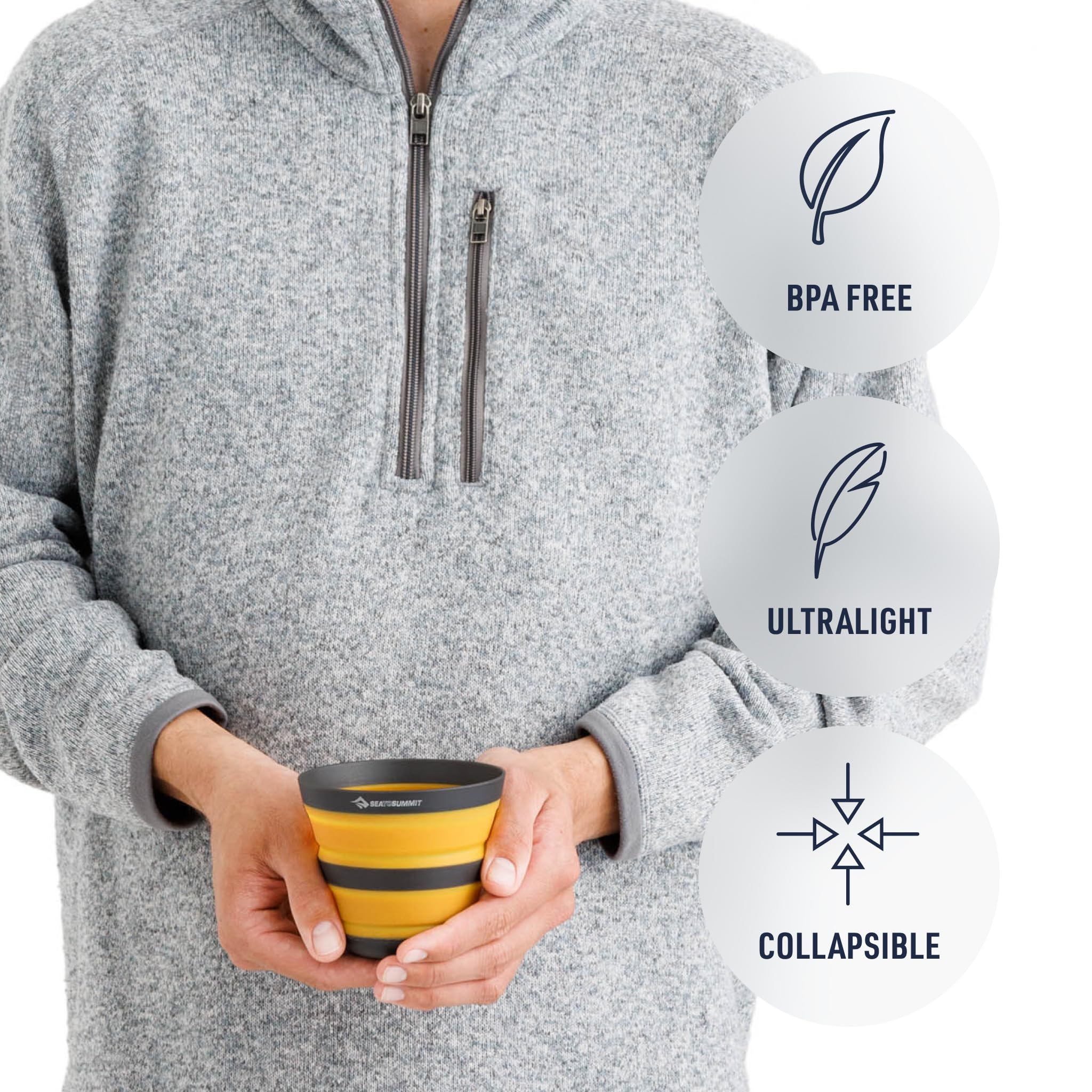 Sea to Summit Frontier Ultralight Collapsible 12 Ounce Camp Cup - Image 4