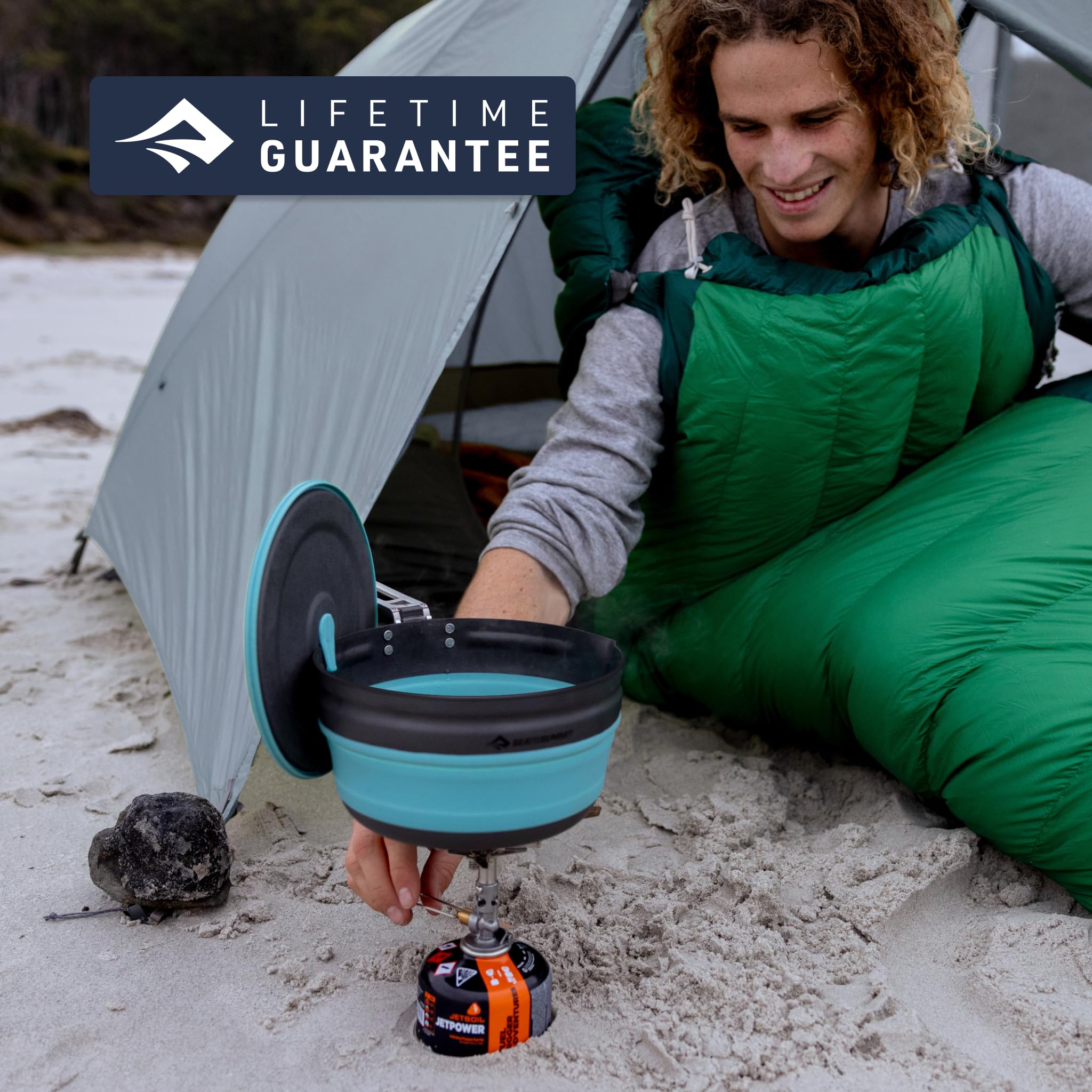 Sea to Summit Frontier Ultralight Collapsible Pouring Pot for Camping, 2.2 Liter - Image 7