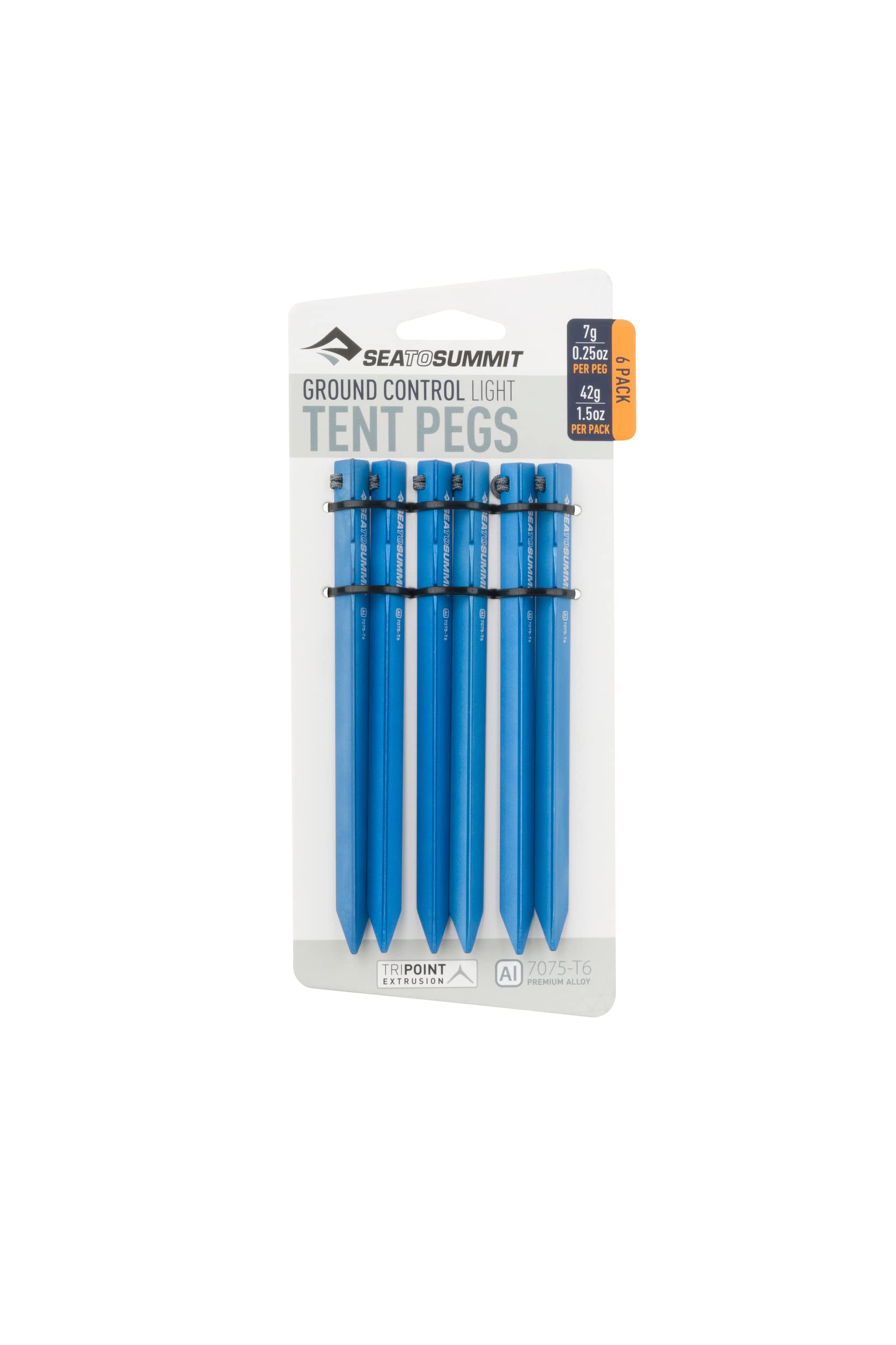 Sea to Summit Ground Control Ultralight Tent Pegs, 6-Pack - Image 5