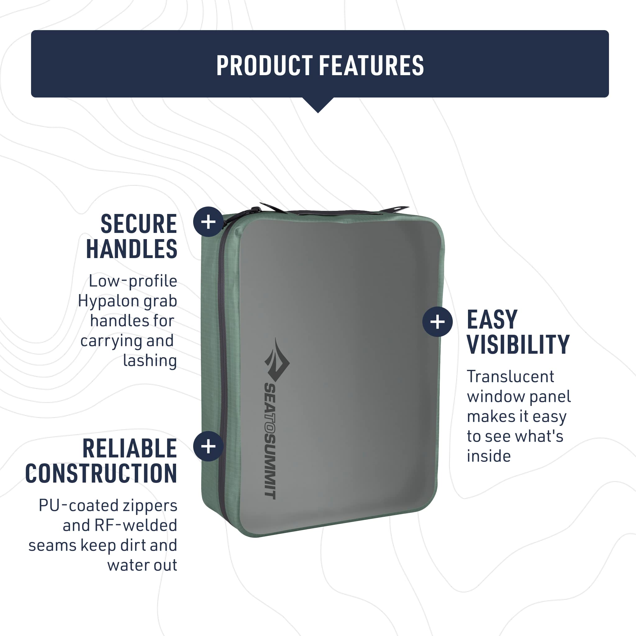 Sea to Summit Hydraulic Packing Cube, Dust and Water-Resistant Travel Organizer - Image 4