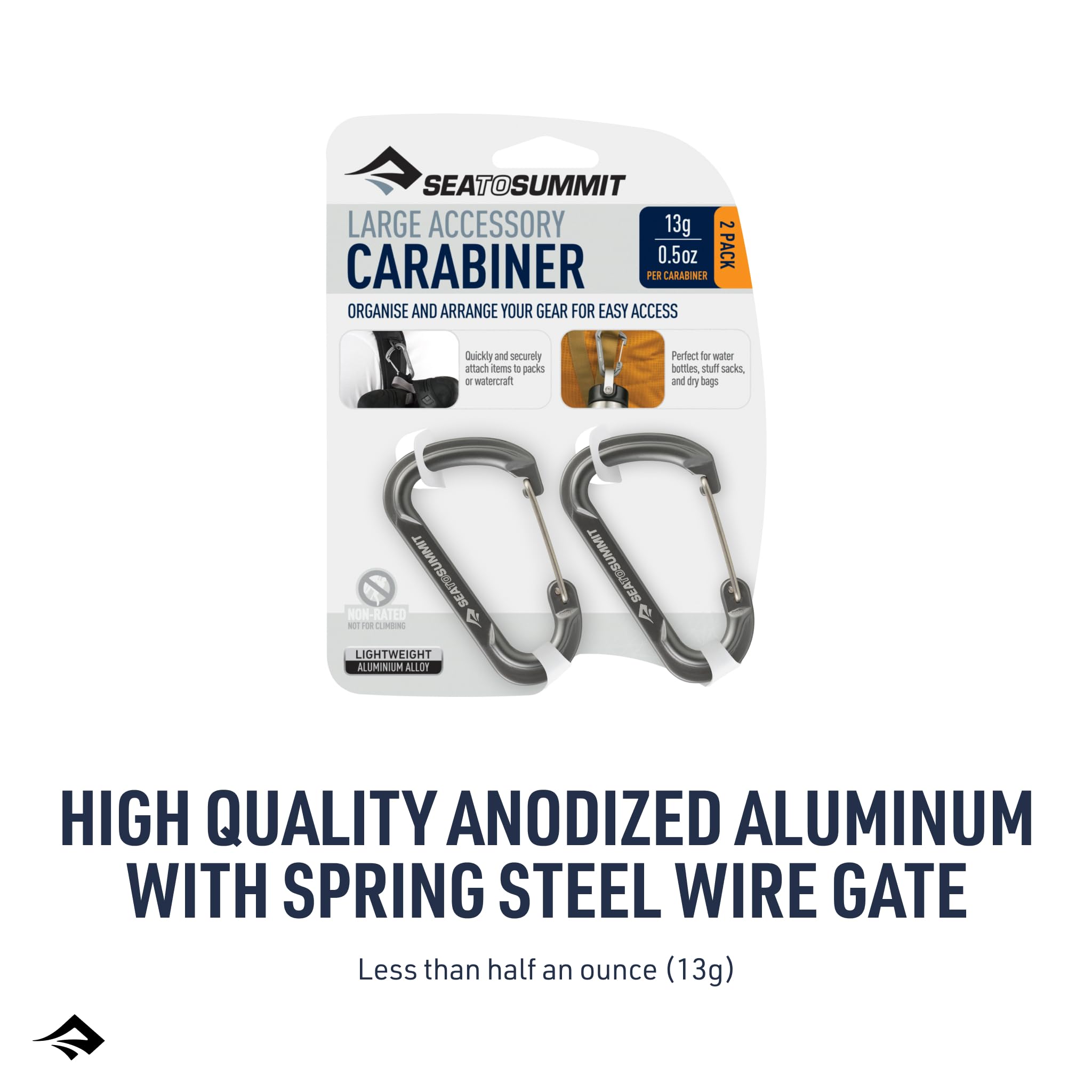 Sea to Summit Large Accessory Carabiner 4-Pack - Image 4