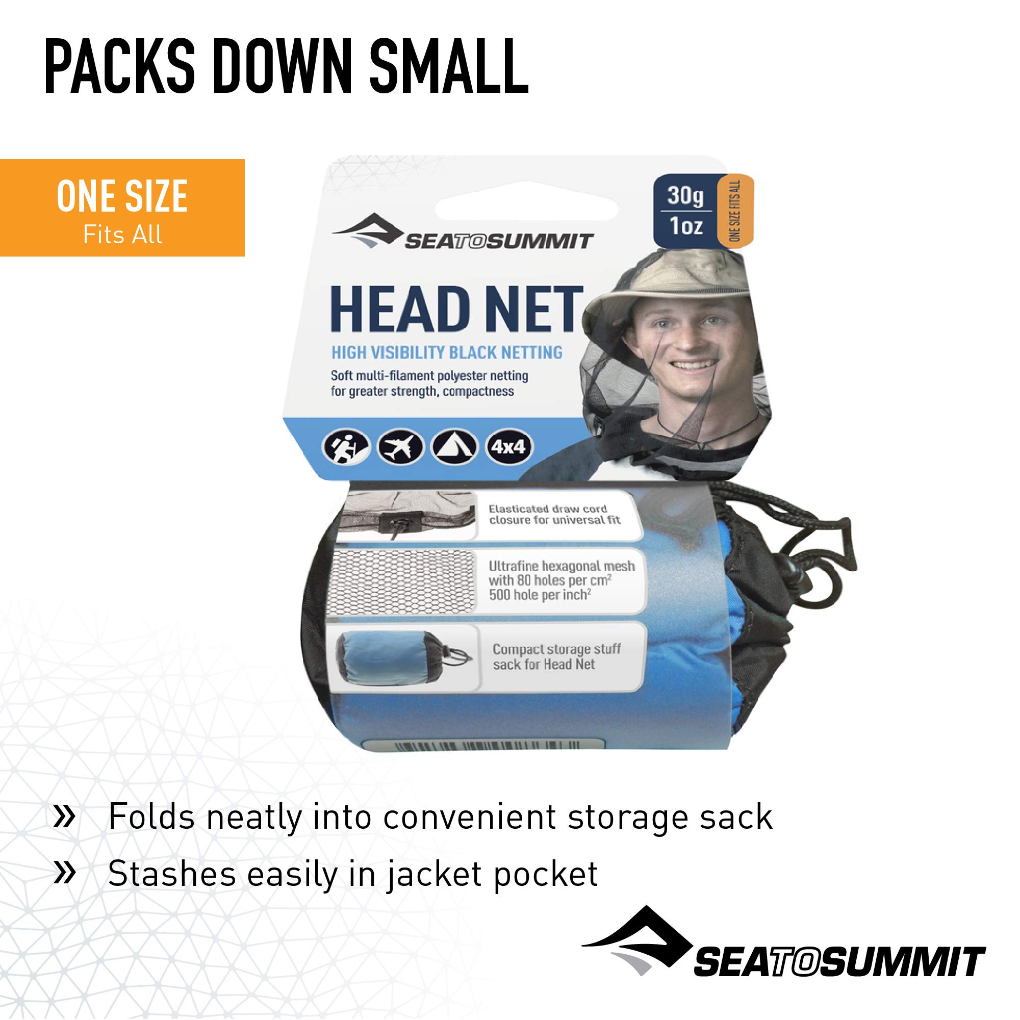 Sea to Summit Mosquito Head Net Mesh Face Cover - Image 4
