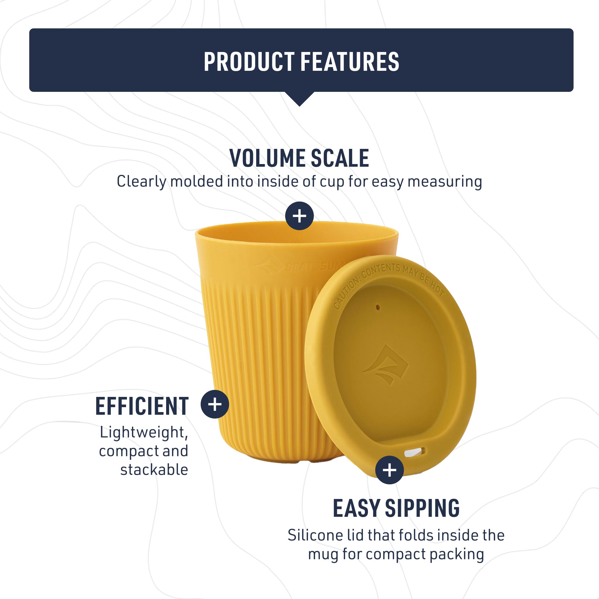 Sea to Summit Passage 12 Ounce Camp Cup, Aqua Sea Blue - Image 3