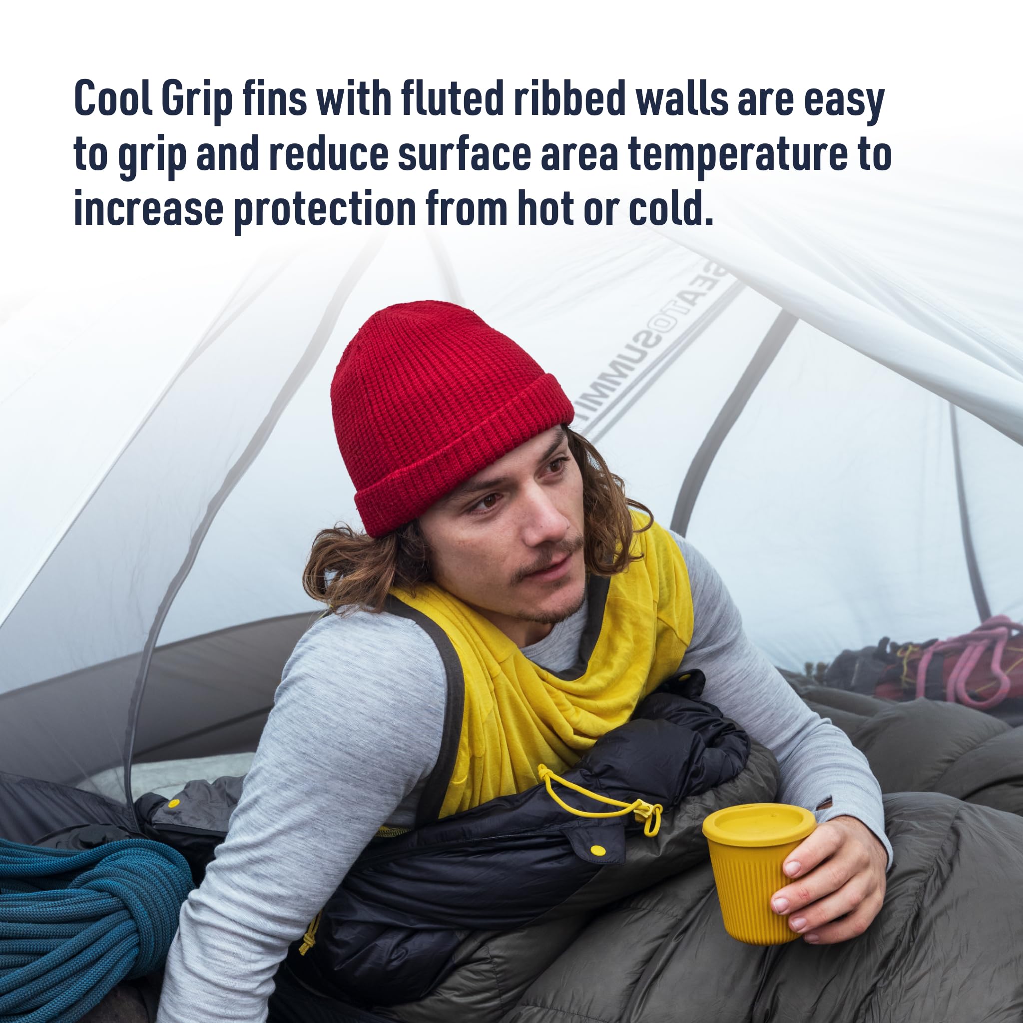 Sea to Summit Passage 12 Ounce Camp Cup, Aqua Sea Blue - Image 5