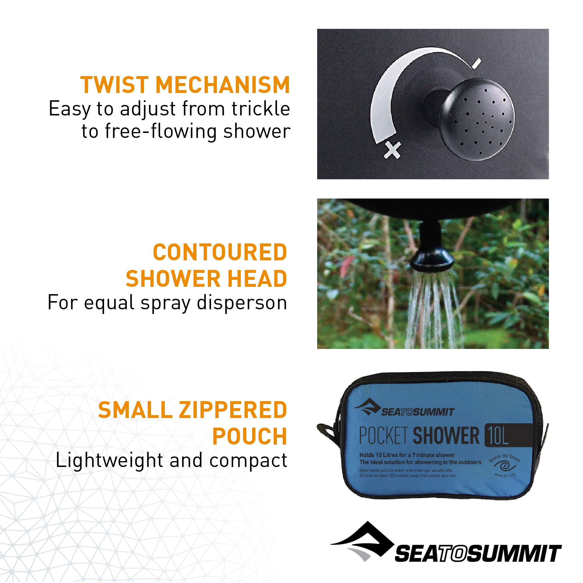 Sea to Summit Pocket Shower Black - Image 4