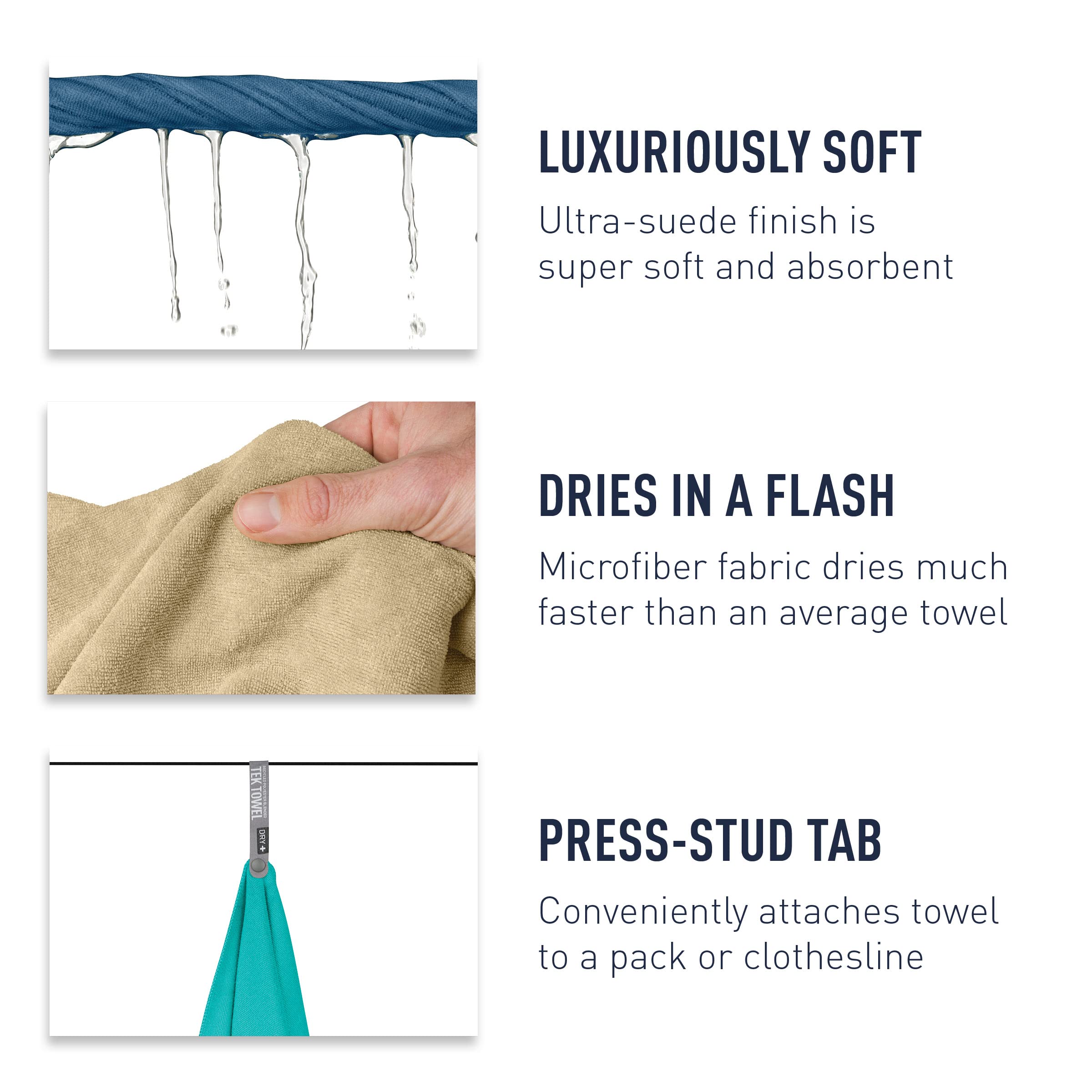 Sea to Summit Tek Towel, Plush Camping and Travel Towel - Image 4