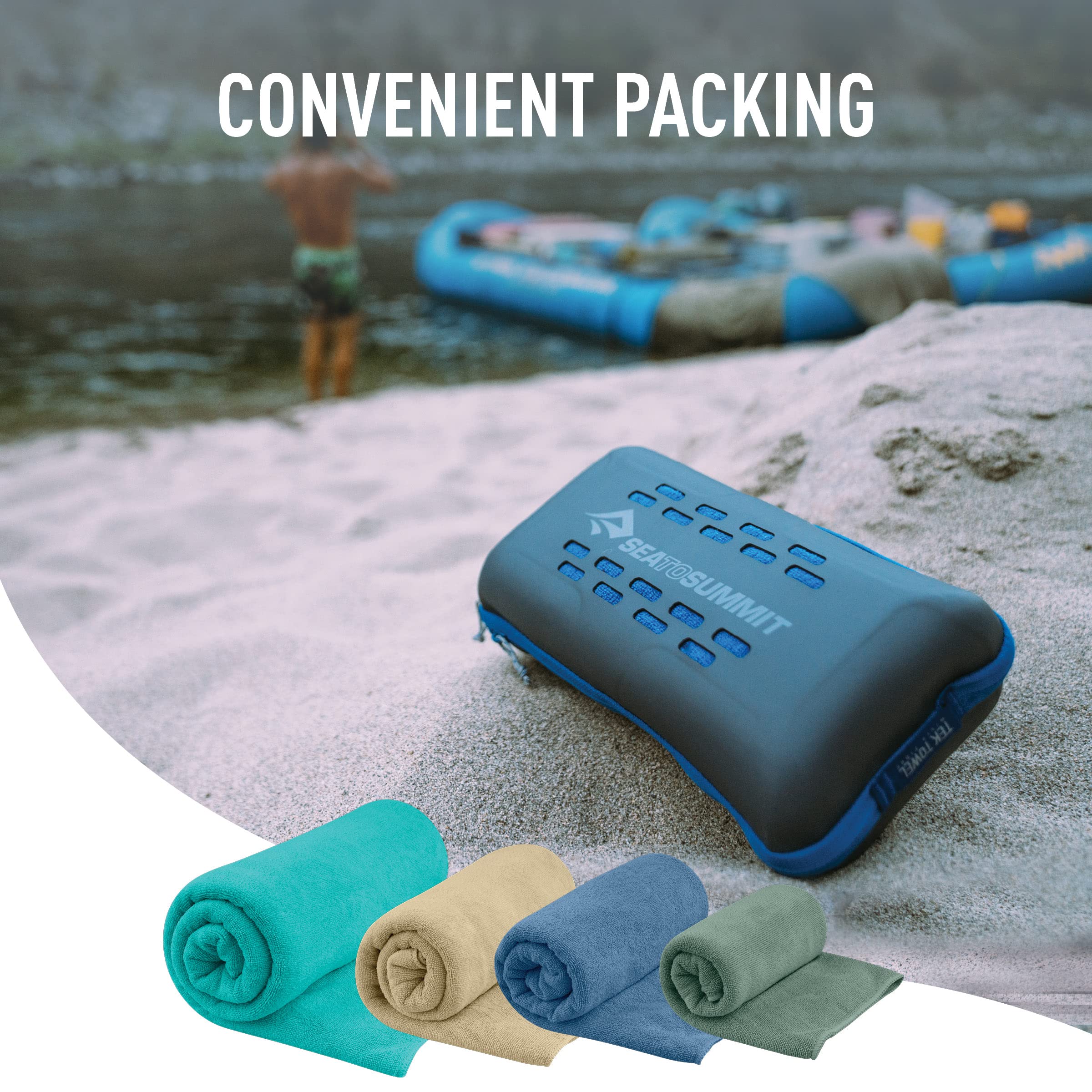 Sea to Summit Tek Towel, Plush Camping and Travel Towel - Image 5