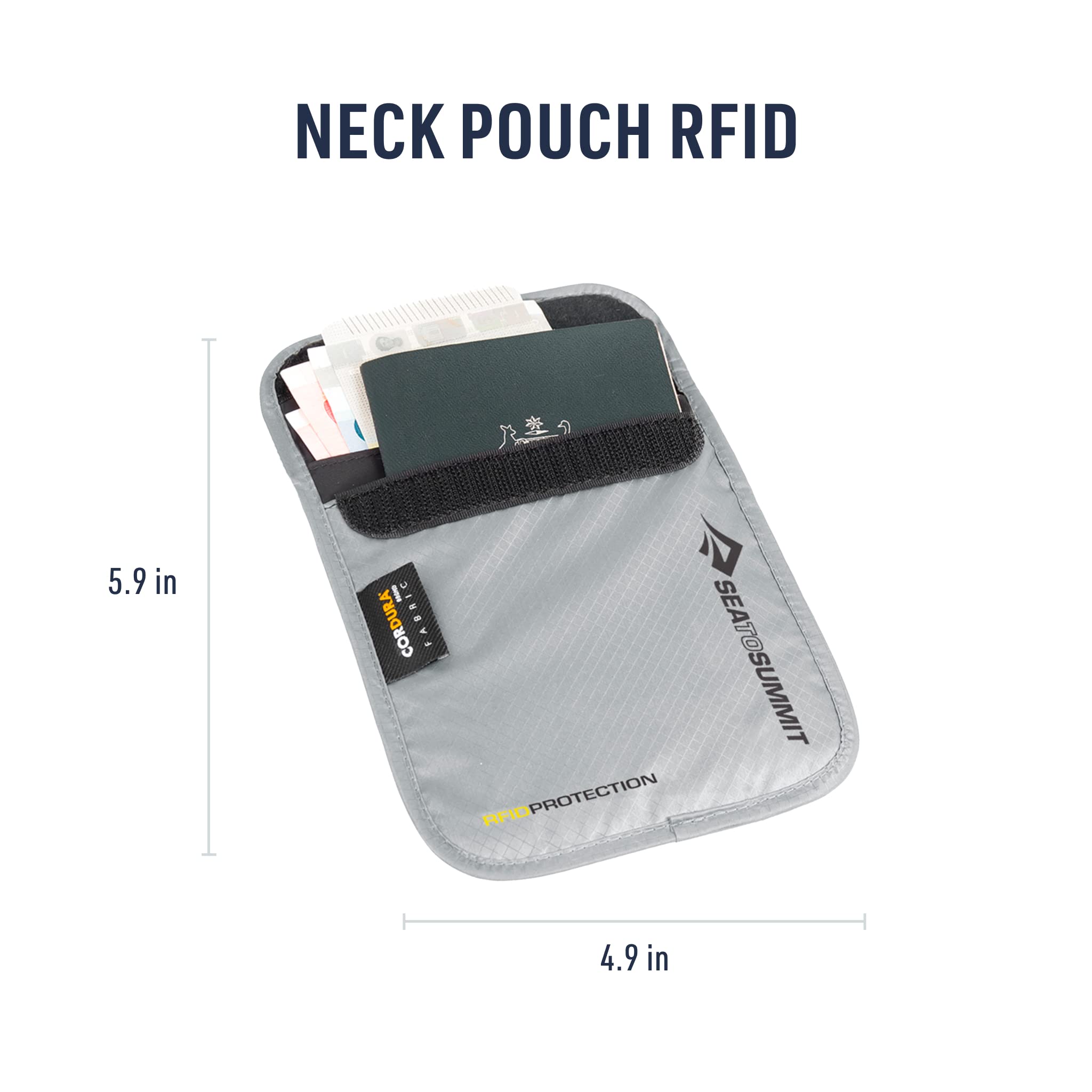 Sea to Summit Travelling Light Neck Pouch RFID, Large - Image 7