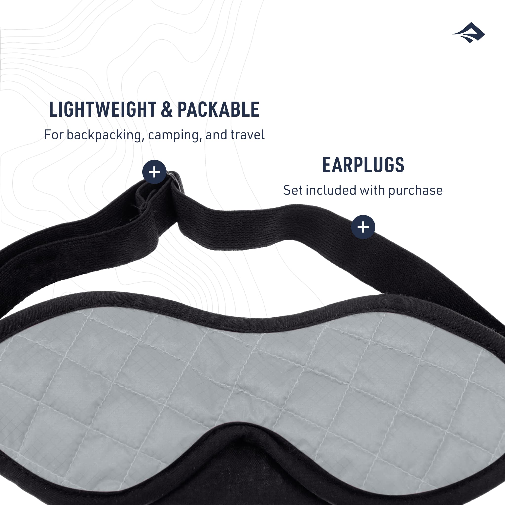 Sea to Summit TravellingLight Eye Shade Travel Sleep Mask, Atoll Blue - Image 4
