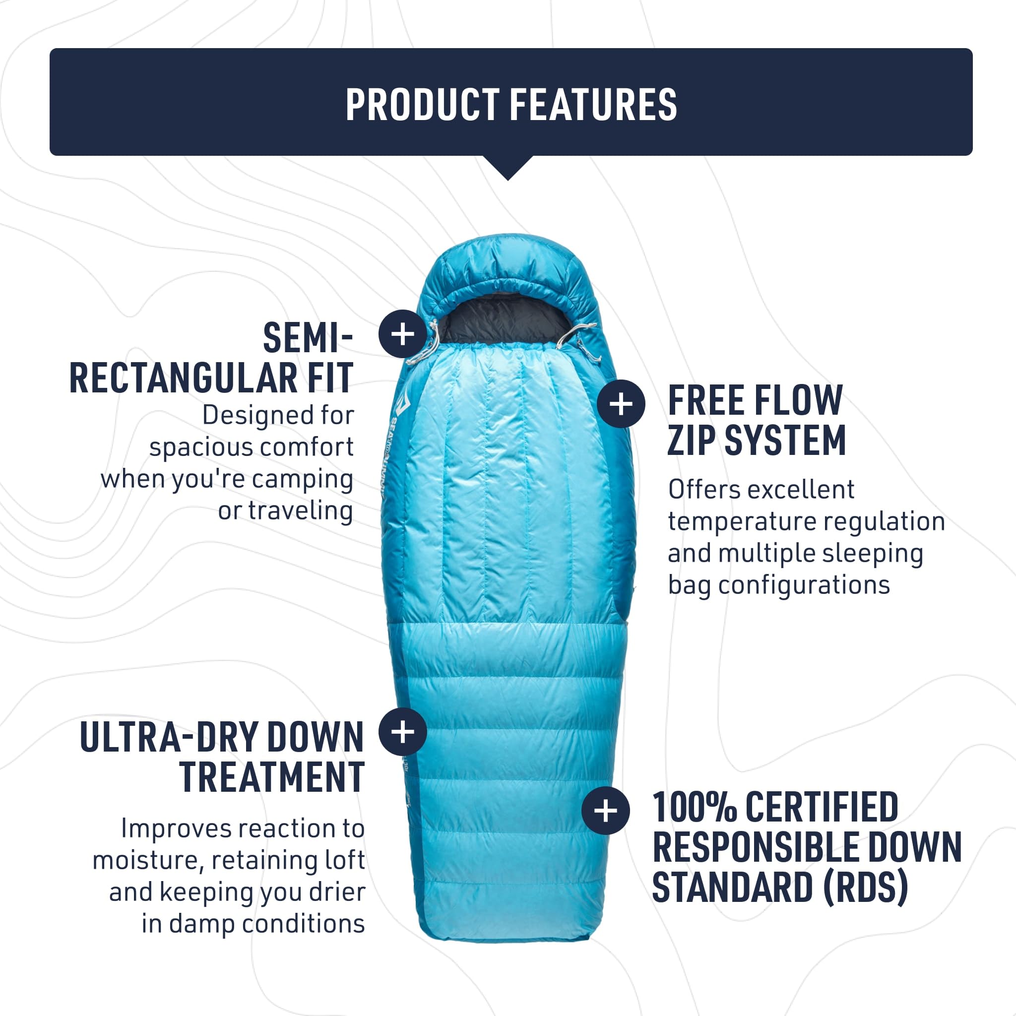 Sea to Summit Trek Women's Down Sleeping Bag - Image 3